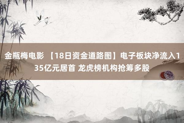 金瓶梅电影 【18日资金道路图】电子板块净流入135亿元居首 龙虎榜机构抢筹多股