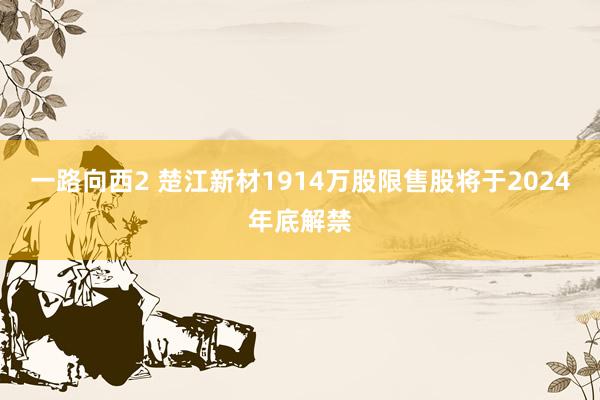 一路向西2 楚江新材1914万股限售股将于2024年底解禁