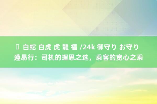 ✨白蛇 白虎 虎 龍 福 /24k 御守り お守り 遵易行：司机的理思之选，乘客的宽心之乘