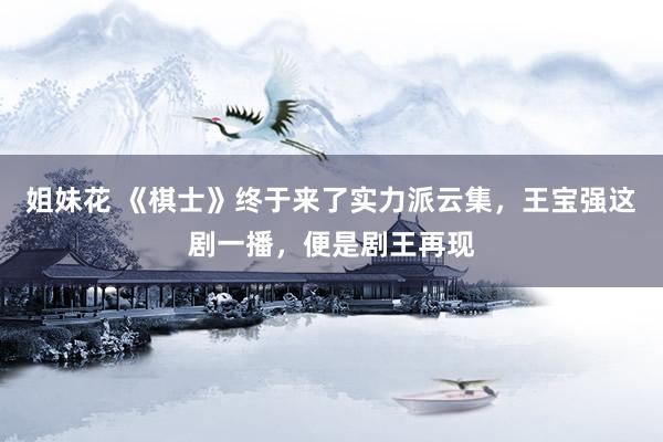 姐妹花 《棋士》终于来了实力派云集，王宝强这剧一播，便是剧王再现