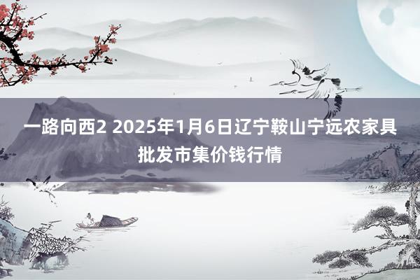 一路向西2 2025年1月6日辽宁鞍山宁远农家具批发市集价钱行情