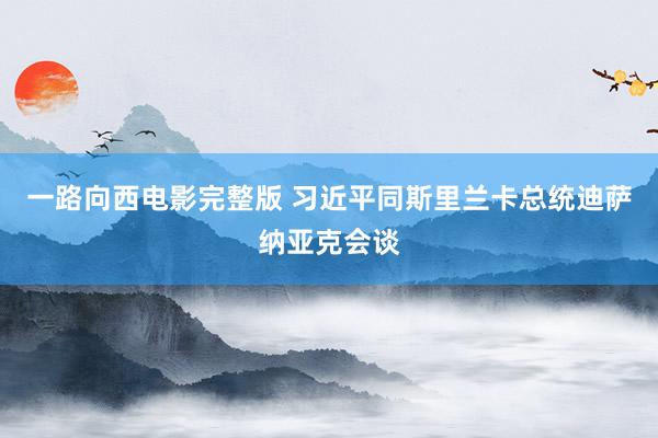一路向西电影完整版 习近平同斯里兰卡总统迪萨纳亚克会谈