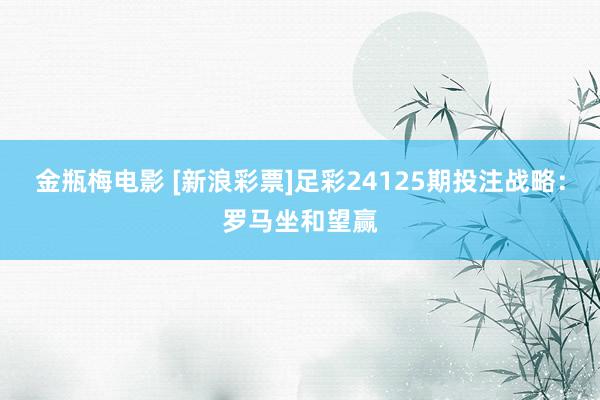 金瓶梅电影 [新浪彩票]足彩24125期投注战略：罗马坐和望赢